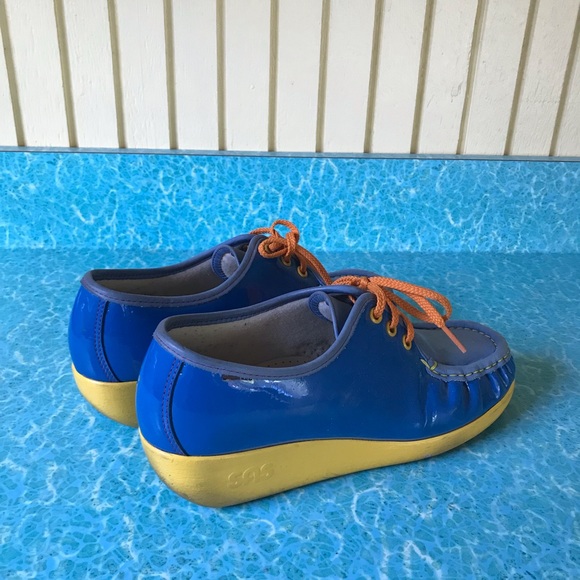 SAS Leather Lace up Moccasins - Picture 2 of 6